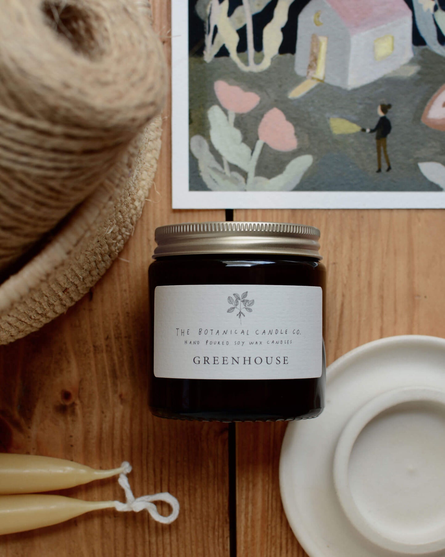 Greenhouse Tomato & Basil Scented Candle