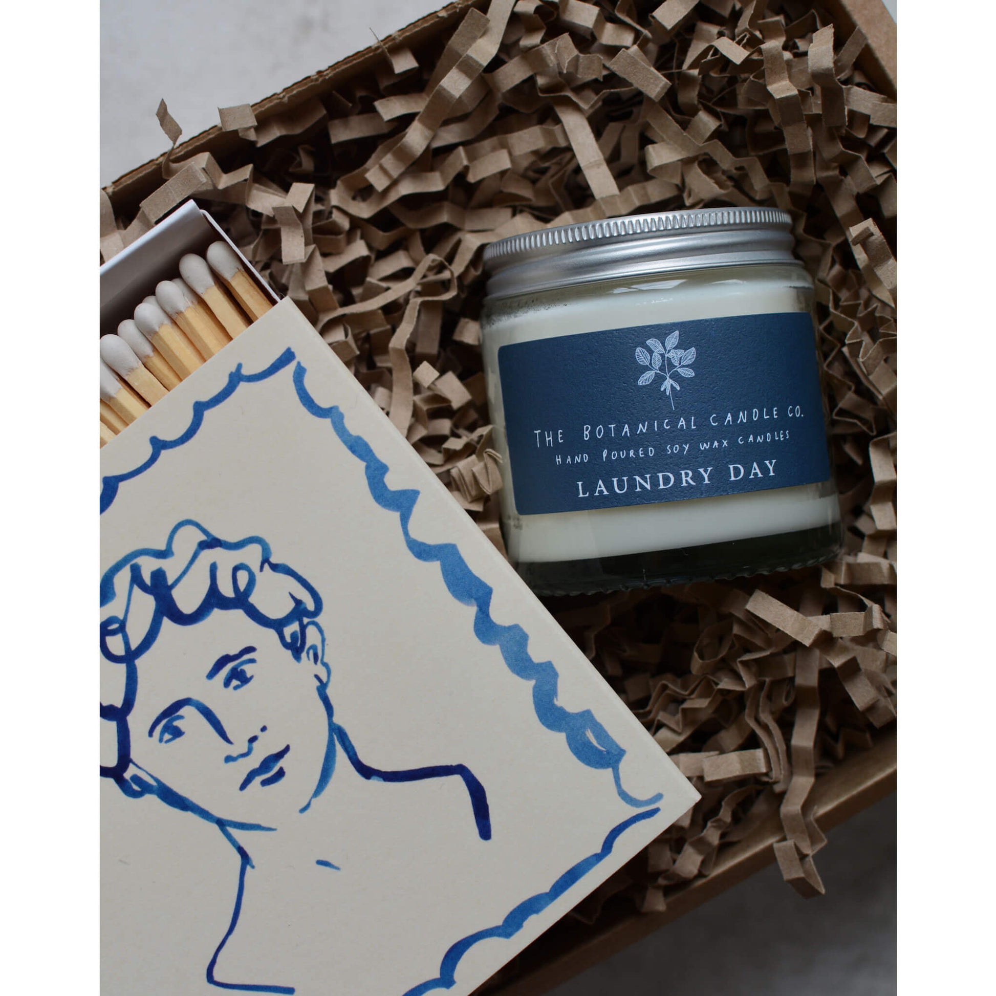 Laundry Day scented candle by The Botanical Candle Co.