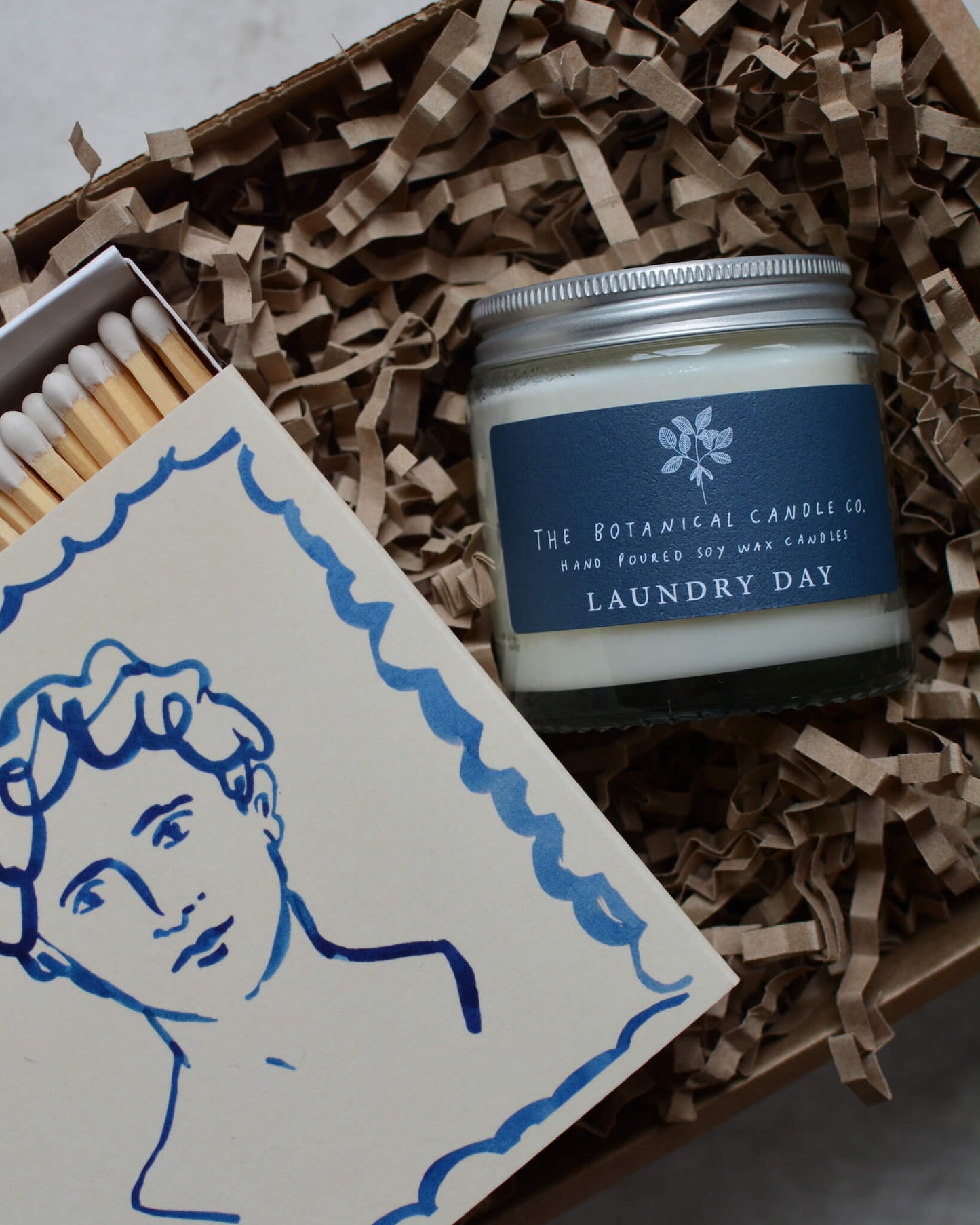 Laundry Day scented candle by The Botanical Candle Co.