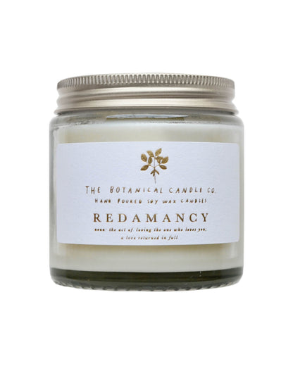 Redamancy scented candle by The Botanical Candle Co.