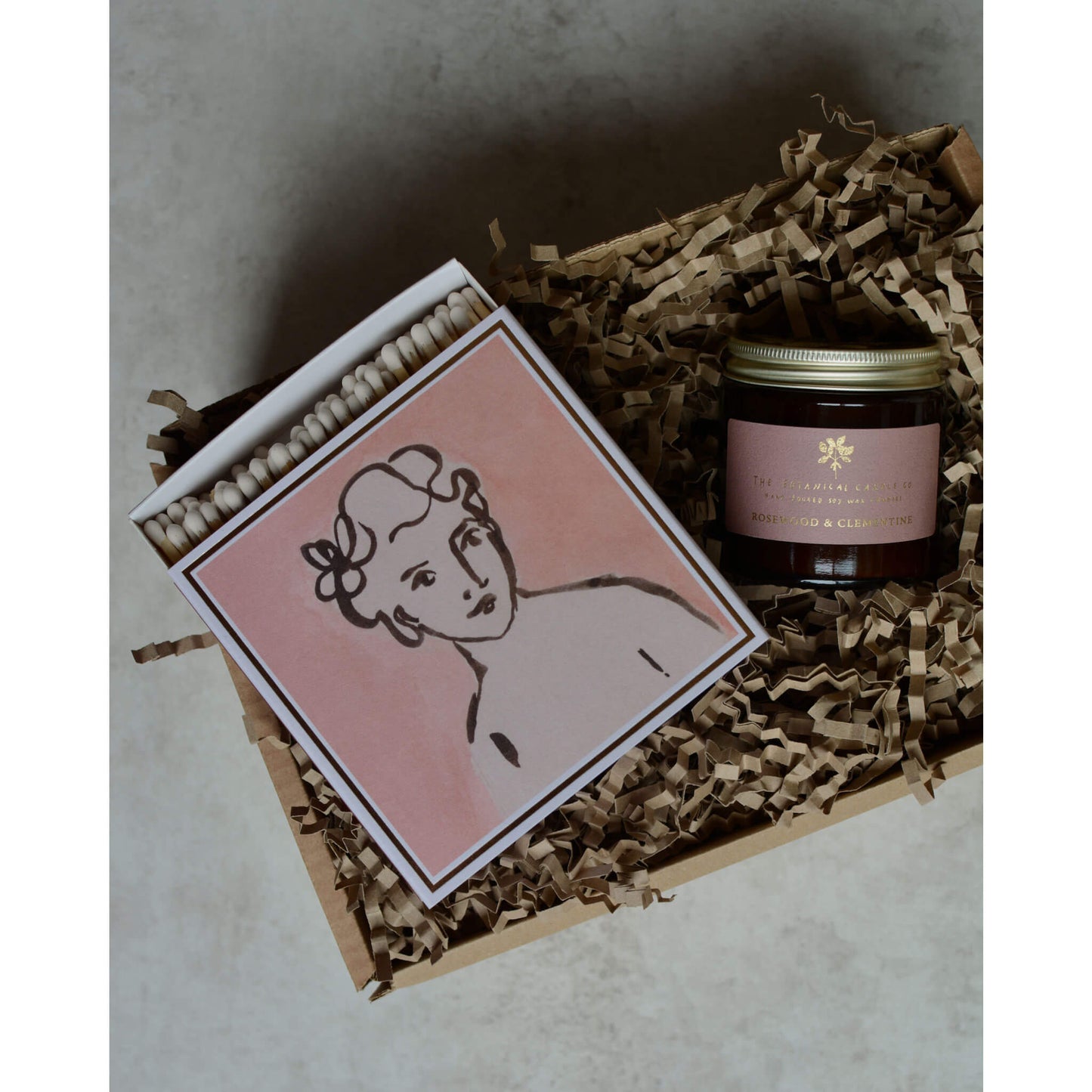 Rosewood & Clementine Soy Wax Scented Candle