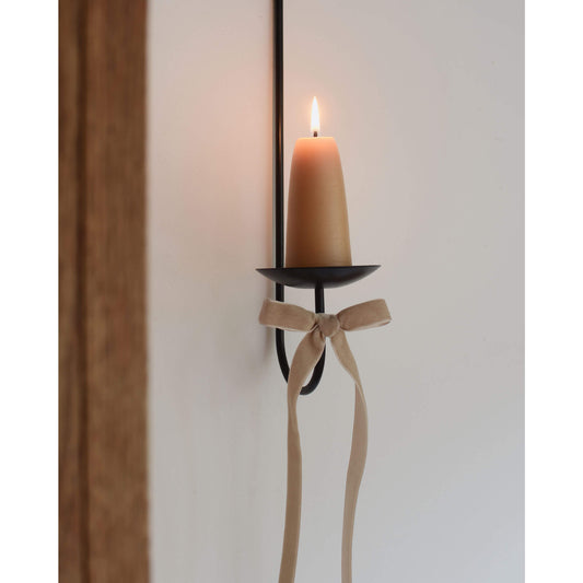 Velvet Bow for Candle Sconce